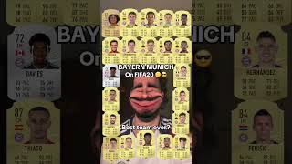 Bayern Munich cards on FIFA20 best team ever in football history [upl. by Cart]