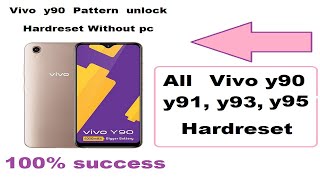 Vivo y90 HARD RESET Vivo y90 FACTORY RESET  Wipe Data WITHOUT PC [upl. by Tichonn]