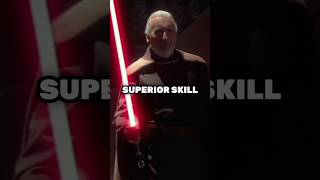 How Dooku Beat ObiWan SO EASILY starwars shorts [upl. by Esilrahc939]