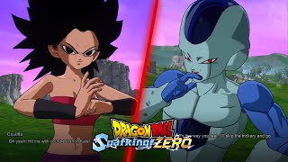 Caulifla vs Frost Interactions and Combat  Dragon Ball Sparking Zero [upl. by Sheedy]