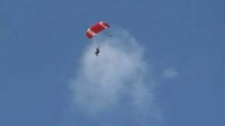 Skydiving barrel roll close to the ground full 360 [upl. by Lothario]