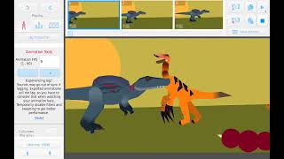 Therizinosaurus Vs Siamosaurus Fanmade pong1977 Ga7 [upl. by Dat610]