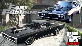 GTA 5  FampF 1 Movie Build  Doms 1970 Dodge Charger  Imponte Beater Dukes Customization [upl. by Islek]