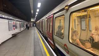 Eastbound Circle Line Train at Euston Square Station [upl. by Idnod]