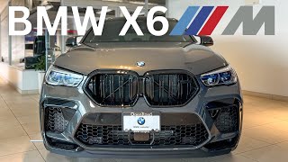 2023 BMW X6M Competition Walkaround  Dravit Grey [upl. by Eico]