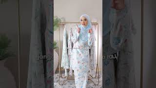 Alya Printed Kurung  Ironless  Kurung Office Kenduri Majlis Rasmi [upl. by Sabelle]