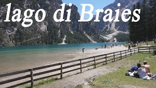 Ortisei giro del lago di Braies val di Braies [upl. by Barbie52]