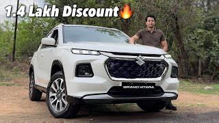 14 Lakh Ka Discount😱 2024 Maruti Grand Vitara Zeta Plus Hybrid Review [upl. by Eniac]