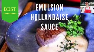 How To Hollandaise With Syphon The Easiest Way  ChefHome Hacks [upl. by Alrad]