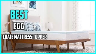 Best Egg Crate Mattress Topper Buying Guide  Top 6 Review 2023 [upl. by Neille444]