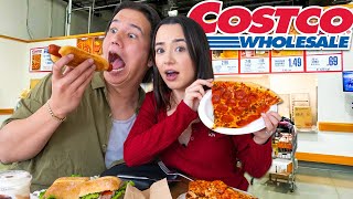 Eating Every Costco Food [upl. by Netsriik]