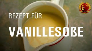 Blitzrezept für schnelle Vanillesoße nach altem DDR Rezept zum selber machen [upl. by Graces870]