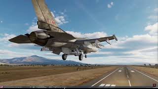 DCS  Meerkat in his F16 RTB over Syria P11 [upl. by Lapo]