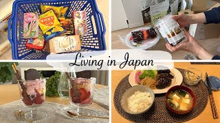 grocery shopping buy snacks online haul strawberry parfait make dinner  japan vlog [upl. by Rayburn437]