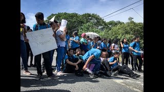 Huelga de estudiantes en Nicoya [upl. by Eenahs]