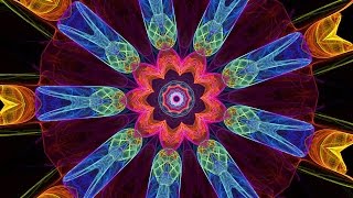 Splendor of Color Kaleidoscope Video v13 Hypnotic Visuals to Relaxing Ambient Meditation Music [upl. by Dias845]