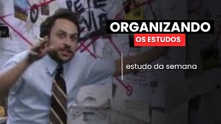 Organizando os estudos da semana [upl. by Gothar]