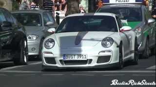 PORSCHE 997 GT3 MKII  FULL THROTTLE IN FRONT OF POLICE [upl. by Lleksah]