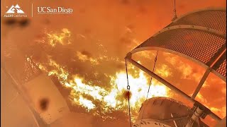 Inside A Wildfire Astonishing Footage Shows Airport Fire Raging In California [upl. by Eleonore]