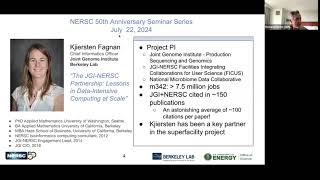 The JGINERSC Partnership Lessons in DataIntensive Computing at Scale [upl. by Hazel814]