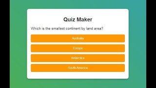 Quiz Maker Tool Demo [upl. by Bobette]