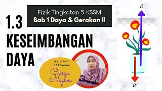 Fizik Tingkatan 5 KSSM Bab 13 Keseimbangan Daya [upl. by Necyrb545]