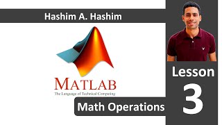 MATLAB Lesson 318 Vector  Array  Matrix operations ماتلاب شرح التعامل مع المصفوفات و مجموعات عربى [upl. by Niraa]