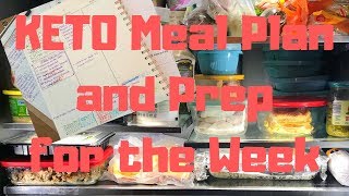 KETO Meal Planning and Meal Prep With Me For the Week [upl. by Leciram657]