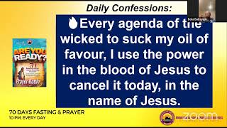 70 DAYS PRAYER amp FASTING 2024  SECTION 4 DAY 9  MFM Riverdale 091224 [upl. by Ferreby]