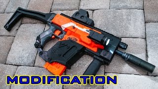 MOD Nerf Stryfe  KRISS Vector 3D Printed Kit [upl. by Folly809]