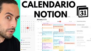 Notion Calendario Mi Nueva Forma de Organizar el Tiempo  plantilla GRATIS  Notion Calendar [upl. by Desberg]