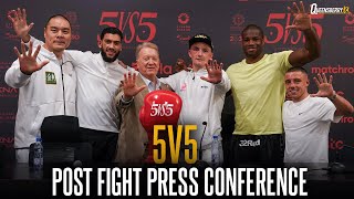 Frank Warren beats Eddie Hearn 100 FULL press conference with ALL the winning Queensberry fighters [upl. by Adrien360]