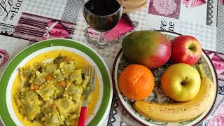 Raviole for Lunch with matching fruits happy ravioli [upl. by Folly]