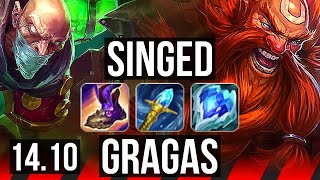 SINGED vs GRAGAS TOP  729 600 games  BR Master  1410 [upl. by Gemini211]