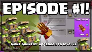 GEM To Max or 10000 Attacks Clash of Clans Hero Equipment [upl. by Beaner]