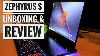 Asus Rog Zephyrus S GX531 1070 MaxQ version gaming laptop Review [upl. by Lap]