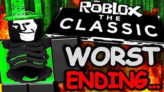 LOL WHAT THE CLASSIC EVENTS ENDING WAS TERRIBLE 1x1x1x1 BATTLE ROBLOX [upl. by Annad]