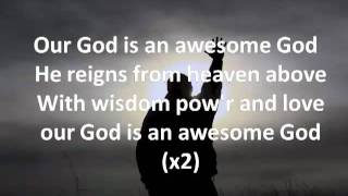 Awesome God by Michael W Smith  lyrics [upl. by Annairt258]