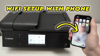 How to Connect Phone to Canon Pixma TR8620a amp TR8622 Printer [upl. by Angelis]