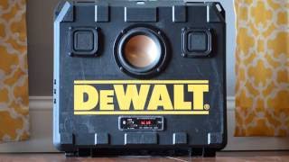 Dewalt Speaker Build Sound Test [upl. by Kudva]