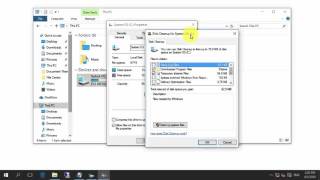 การทำ Disk Cleanup เพื่อลบไฟล์ขยะ Windows 10817 [upl. by Lilac]