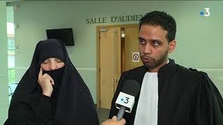 Procès en correctionnelle femme au niqab [upl. by Oiralih]