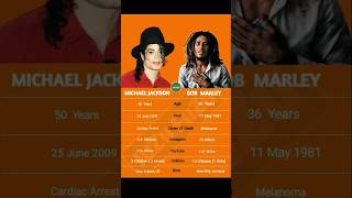 Michael Jackson vs Bob Marley compare।shorts [upl. by Korenblat]