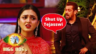 Bigg Boss 15 Update Know Why Salman Told Tejasswi To ShutUp  Weekend Ka Vaar Special [upl. by Gilbye]