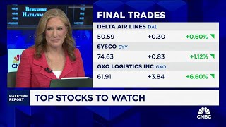 Final Trades Delta Air Lines Sysco and GXO Logistics Inc [upl. by Kletter171]