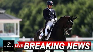 USA dressage team eliminated from Olympics over cut on horses leg PETA says equestrian events mu [upl. by Gardal]