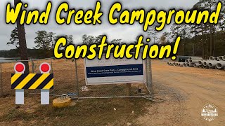 Wind Creek Campground Construction [upl. by Burdett]