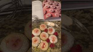 Raspberry lemonade thumbprint cookies [upl. by Ynatsyd]