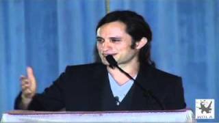 Gael García Bernal Speech at WOLA Human Rights Awards [upl. by Lletniuq]