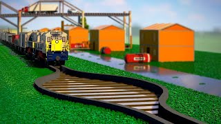 Top 10 Realistic TRAIN ACCIDENTS  Teardown 518 [upl. by Anrym]